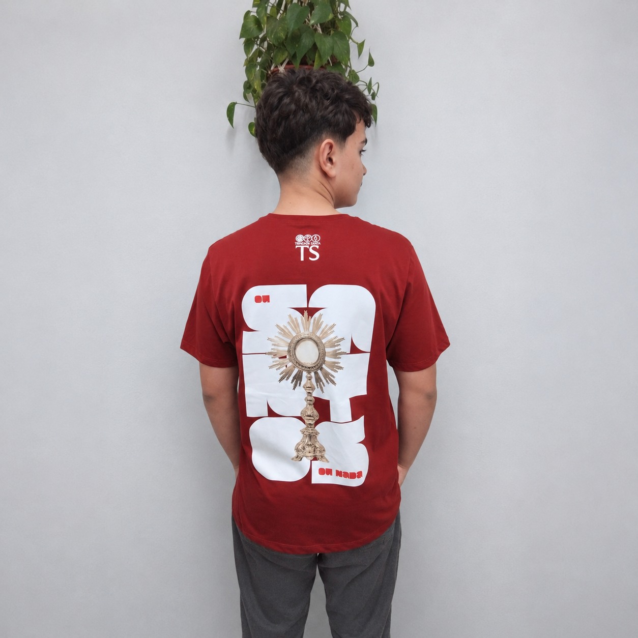 Baby Look Trindade Santa Vermelha - Imagem 2